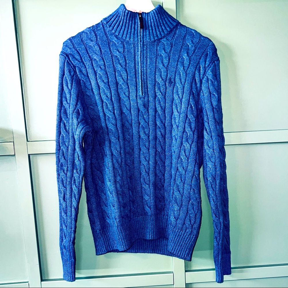 Polo by Ralph Lauren Cotton Zip-up Sweater - M